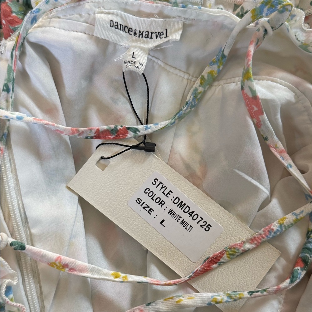 Dance & Marvel Floral Ruffle Dress - Picture 2 of 2